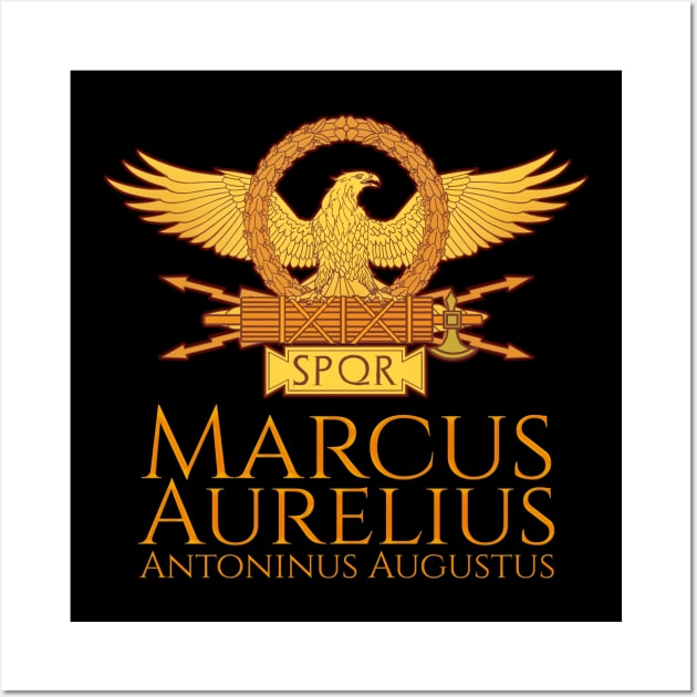 Marcus Aurelius Roman Emperor Wall Art by Styr Designs